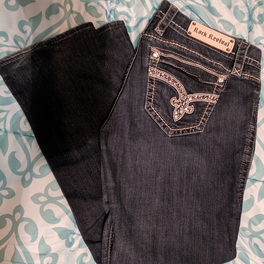 Rock Revival Womens Vivian Easy Straight